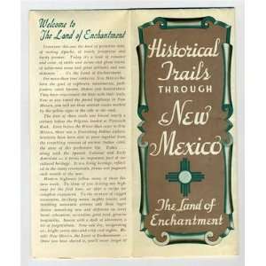  Historical Trails Through New Mexico Poster & History Land 