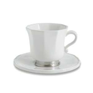  Match Pewter Viviano Tea Saucer