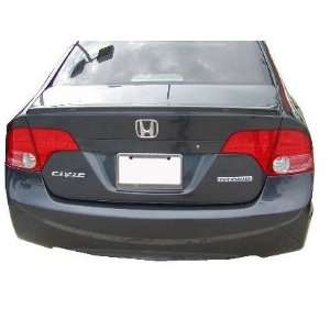 06 11 Honda Civic 4dr Lip Spoiler   Factory Style   Painted or Primed