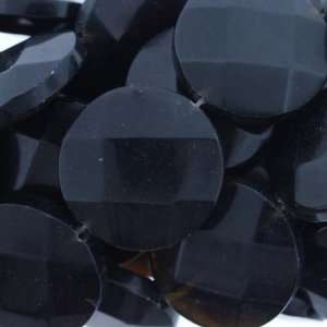 Round Faceted   20mm Height, 20mm Width, No Grade   Sold by 16 Inch 