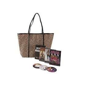  Jazzercise Dance Fitness 3 DVD Set with LeopardPrint Tote 