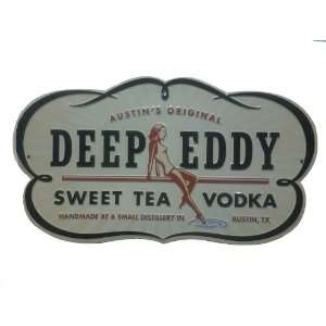  Deep Eddy Sweet Tea Vodka Logo Aluminum Sign