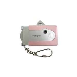  VistaQuest VQ1005P Digital Keychain Camera   Pink Camera 