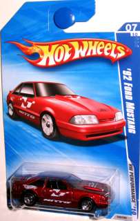 1992 Ford Mustang 2010 HOT WHEELS PERFORMANCE #07/10  