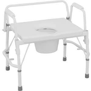   Commode™ Bathroom Safety Bariatric polyester drop arm commode
