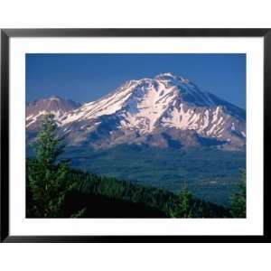  Mt. Shasta across Lake Siskiyou, California Framed Art 