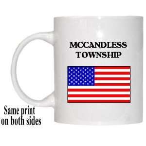   US Flag   McCandless Township, Pennsylvania (PA) Mug 