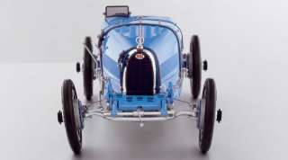 Front wheel axle suspension in typical Bugatti slanting position with 