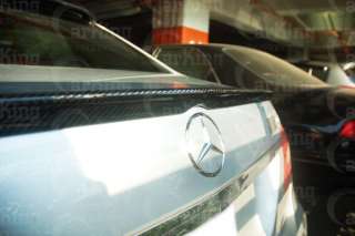 CARBON Mercedes   benz W212 E Class A  STYLE REAR TRUNK SPOILER E63 