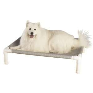   PetEdge PVC and Nylon Pipe Dream Elevated Dog Bed, Large