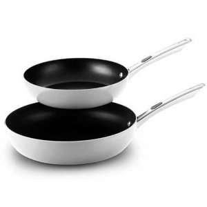 Farberware Accents Nonstick Cookware Twin Pack 10 & 11 Deep Skillet 
