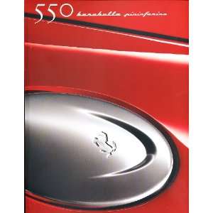   Ferrari 550 Barchetta Pininfarina Sales Brochure Book 
