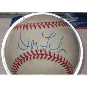Donald Don Fehr Baseball Union Boss Signed Baseball Coa   Autographed 
