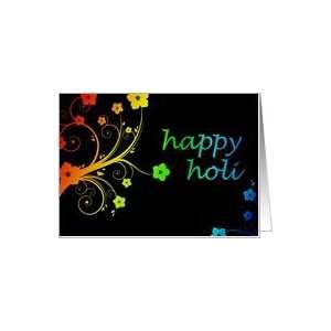  holi  festival of color and spring Card Health 