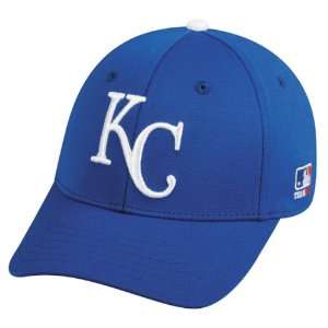   FITTED Med/Lg Kansas City ROYALS Home BLUE Hat Cap 