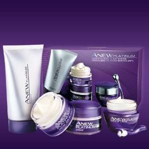   Avon Anew Platinum Recontouring System Travel Set 4 Products Beauty