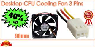 90mm Internal Desktop PC Fan For Computer Case Cooling  