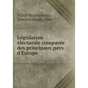   pays dEurope Edmond Louis, 1848  Villey Desmeserets Books
