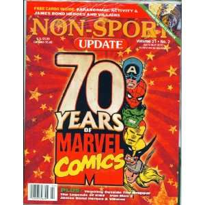   Update Magazine Vol 21 #2 70 Years of Marvel Comics 