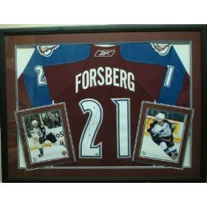  Peter Forsberg Framed Jersey   Sports Memorabilia Sports 