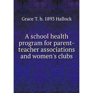 school health program for parent teacher associations and womens 