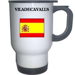  Spain (Espana)   VILADECAVALLS White Stainless Steel Mug 