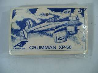Airframe Grumman XP 50 1/72 Scale Model Airplane Kit 14  