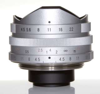 Voigtlander 15mm f4.5 Super Wide Heliar SILVER CHROME screw mount 