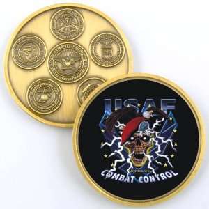   COMBAT CONTROL CCT FIRST THERE CHALLENGE COIN YP460 