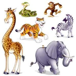    Jungle Animal Props Party Accessory (1 count) (6/Pkg) Toys & Games