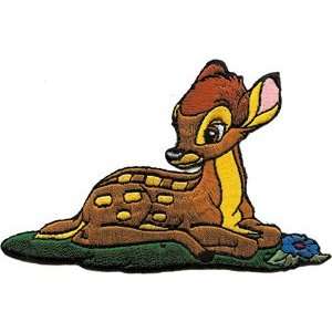  Disney Bambi Animation Movie   Deer On Lawn Embroidered 