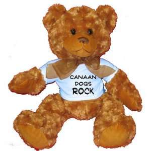  Canaan Dogs Rock Plush Teddy Bear with BLUE T Shirt Toys 