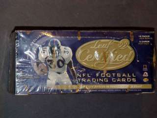 1999 LEAF CERTIFIED FOOTBALL NFL SEALED HOBBY BOX  