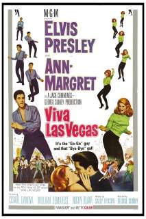 Elvis Presley in * Viva Las Vegas * Movie Poster from 1964  