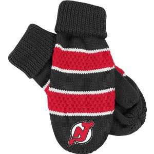  Reebok New Jersey Devils Womens Knit Mittens One Size 