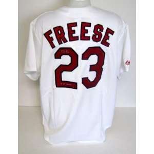  David Freese Signed St. Louis Cardinals Majestic Jersey 11 