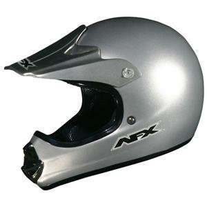  AFX FX 86R Solid Helmet   X Large/Silver Automotive