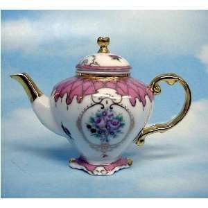  Pink Victorian Tea Pot