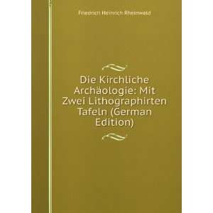   Tafeln (German Edition) Friedrich Heinrich Rheinwald Books