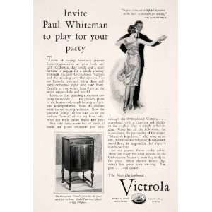Ad Victrola Paul Whiteman Orthophonic Camden New Jersey Records Victor 