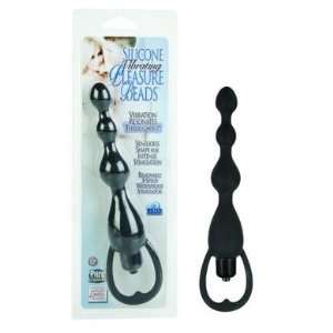  Silicone Pleasure Beads Vib. Black (Package of 2) Health 