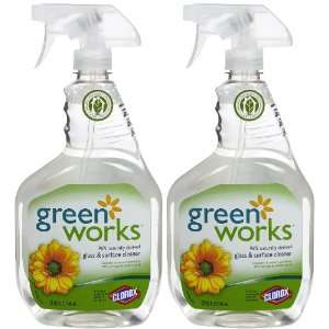  Green Works Glass & Surface Cleaner Spray, 32 oz 2 pack 