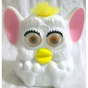  Mcdonalds Happy Meal Furby Baby, 5 White with Pink Ears 