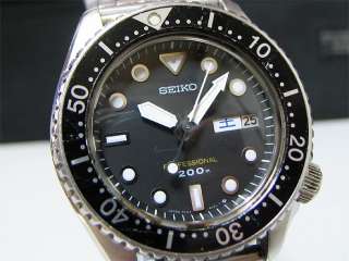 Vintage 1987 SEIKO Diver Quartz watch [Professional 200m] 7C43 6010 