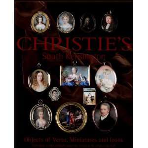 CHRISTIES AUCTION CATALOG , TITLED OBJECTS OF VERTU, MINIATURES, AND 