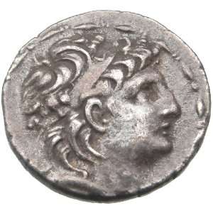   138BC Silver Greek Coin SELEUKID King ANTIOCHUS VII 
