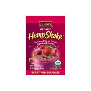  Nutiva Organic HempShake Berry Pomegranate, Pack of 12 (1 