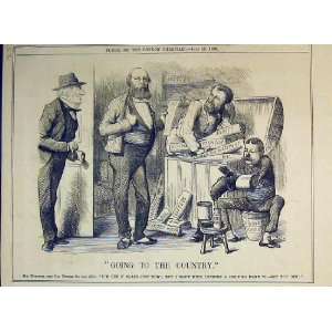   1885 William Butler Men Scrolls Politics Paper Rules