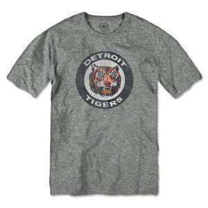  Detroit Tigers 47 Brand Ash Grey Tiger Head Vintage 