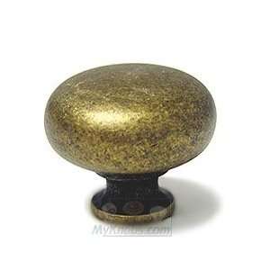   knobs fashionable finishes antique brass 1 1/4 knob